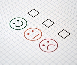 (8) survey with smileys