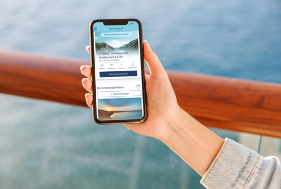 Jetzt die Mein Schiff App herunterladen