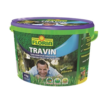 Tr&aacute;vn&iacute;kov&eacute; hnojivo Floria Travin 4 kg