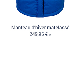 Manteau d'hiver matelassé
