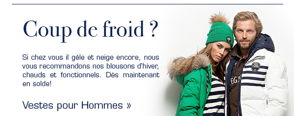 Vestes pour hommes >