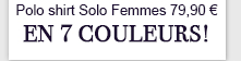 Polo shirt Solo Femmes