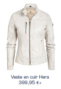 Veste en cuir Hera - 399,95 €  >