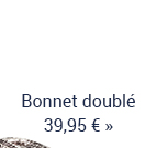 Bonnet doublé